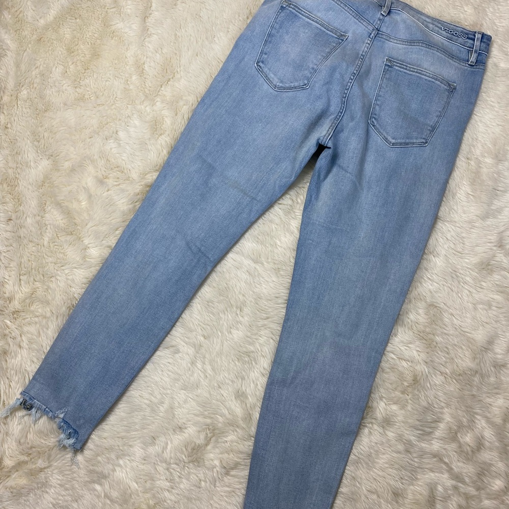 Vigross Ace High Rise Destructed Ankle Skinny Jeans, Size 32 - Picture 4 of 14